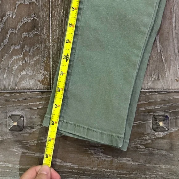 Seven7 Tummyless Olive Green Skinny Jeans - Picture 10 of 11